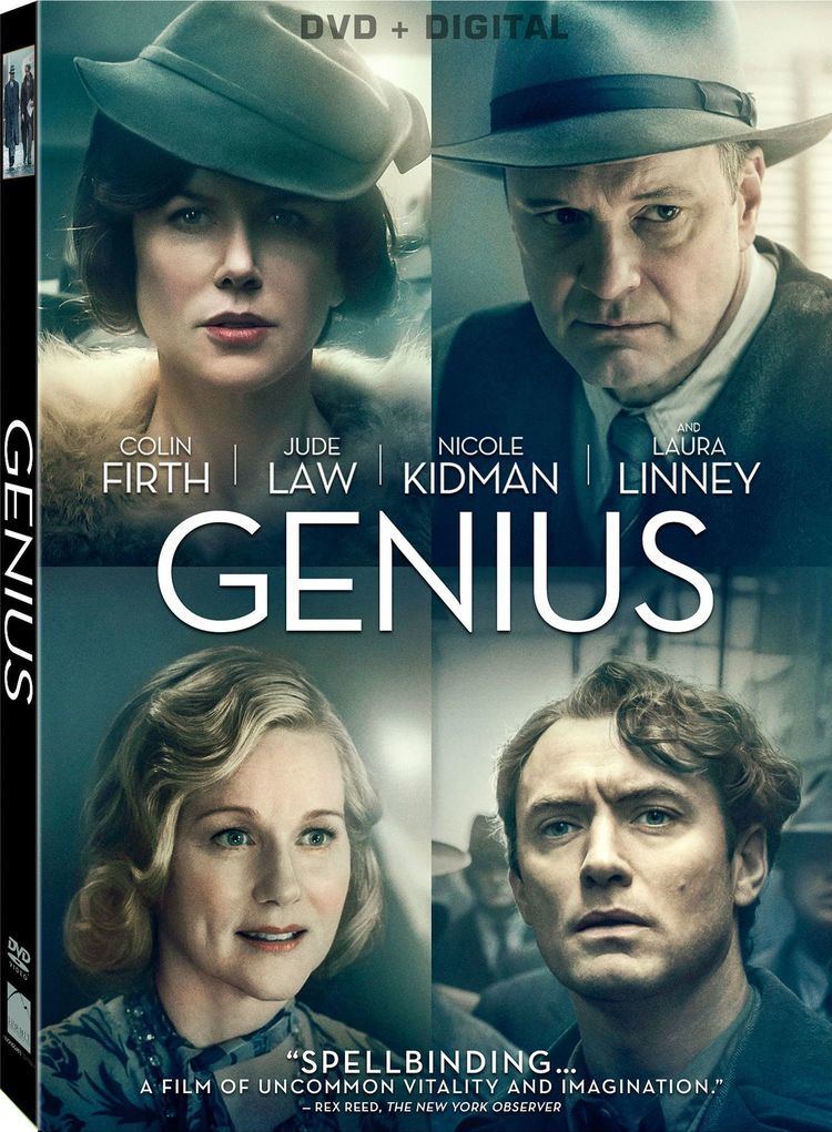 Genius (2016 film) Genius DVD Release Date September 6 2016