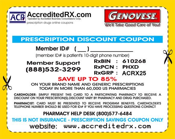 Genovese Drug Stores wwwaccreditedrxcomcouponGenoveseDrugStorejpg