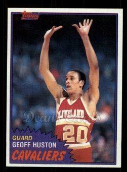 Geoff Huston Amazoncom 1981 Topps 73 MW Geoff Huston Cleveland Cavaliers