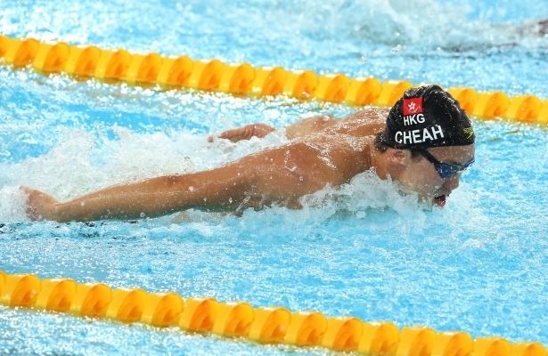 Geoffrey Cheah Geoffrey Cheah is eyeing the swimming pools at the 2016 Rio Olympics