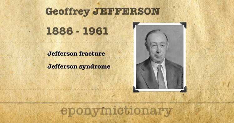 Geoffrey Jefferson â¢ LITFL Medical Blog â¢ Medical Eponym Library