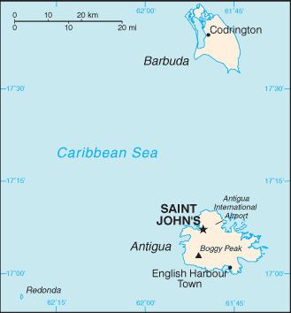 Geography of Antigua and Barbuda