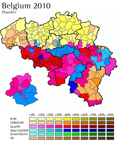 Geography of Belgium Belgium Legislative Election 2010 Electoral Geography 20