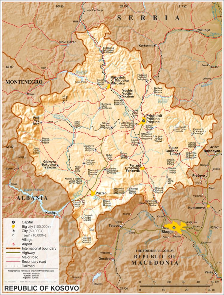 Geography of Kosovo