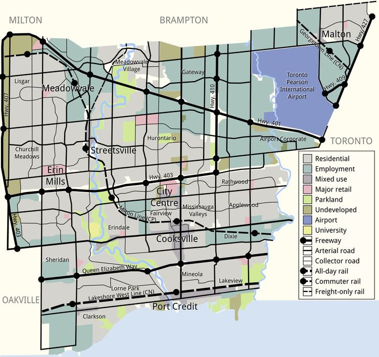 Geography of Mississauga