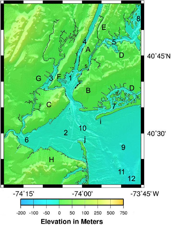 Geography of New York–New Jersey Harbor Estuary