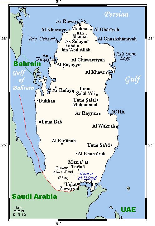 Geography of Qatar