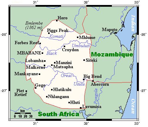 Geography of Swaziland