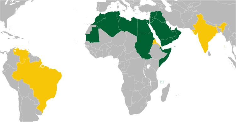 Geography of the Arab League