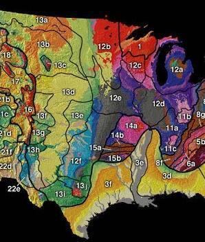 Geography of the Interior United States
