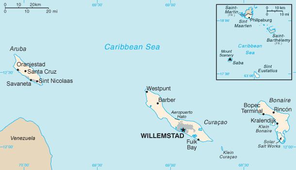 Geography of the Netherlands Antilles