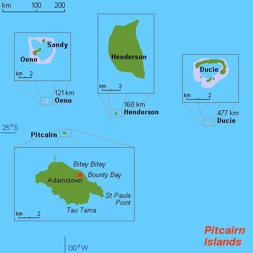 Geography of the Pitcairn Islands