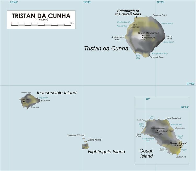 Geography of Tristan da Cunha