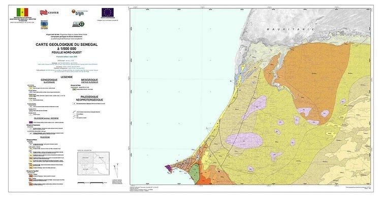 Geological maps of Senegal