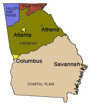 Geology of Georgia (U.S. state)