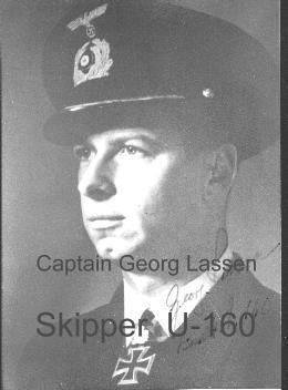 Georg Lassen Korvettenkapitn Georg Lassen Commander of the German U160 holder