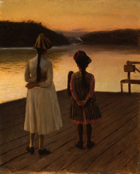 Georg Pauli Pabryggan The Asch Sisters by GEORG VILHELM PAULI