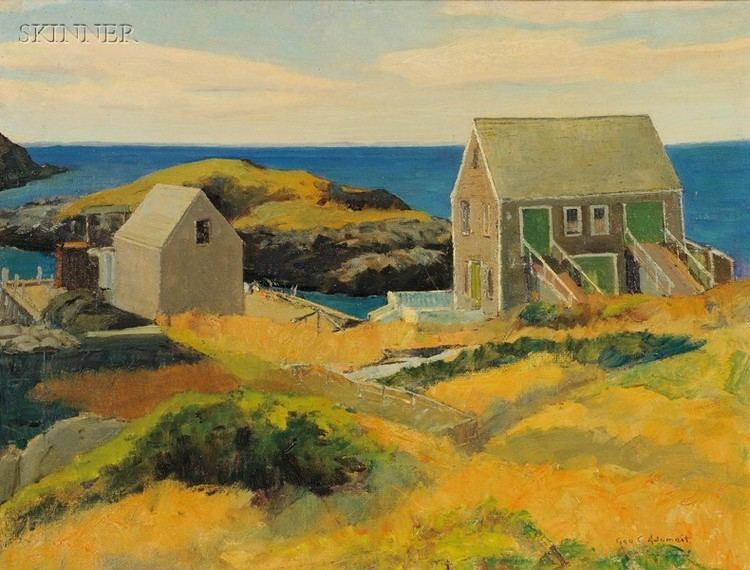 George Adomeit George Gustav Adomeit American 18791967 Maine Coastal View