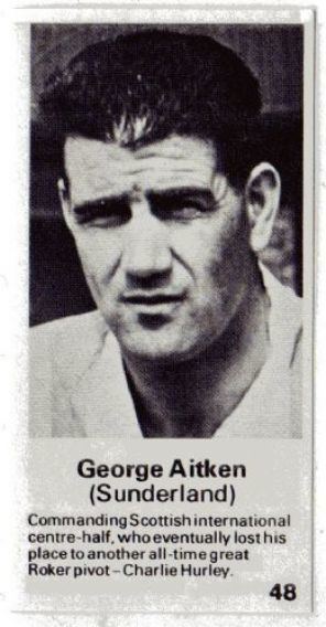 George Aitken (rugby union) SUNDERLAND George Aitken 48 FMDobson 1982 Football Card