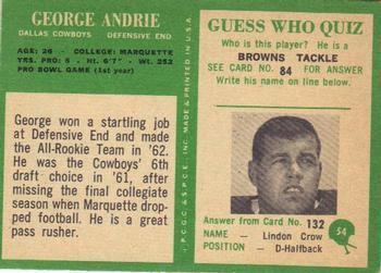 George Andrie The Trading Card Database George Andrie Gallery