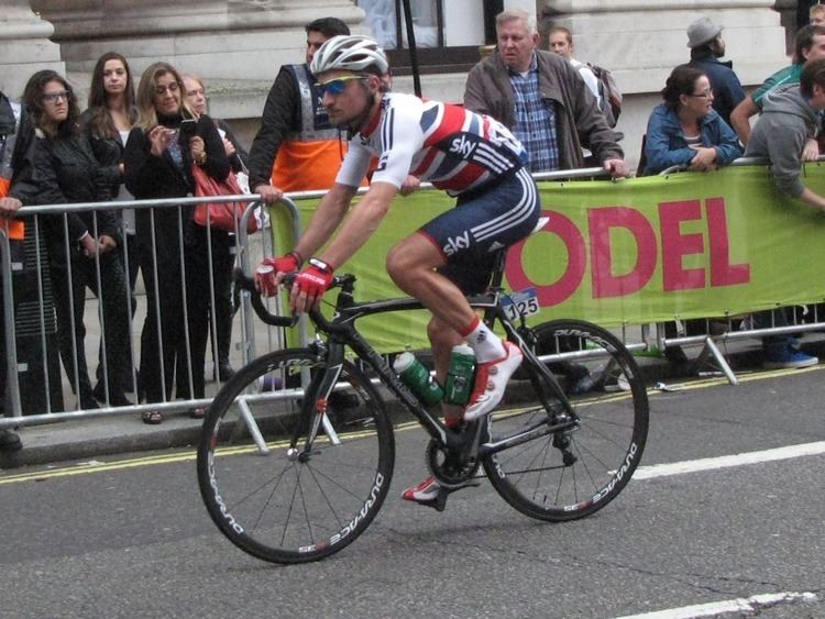 George Atkins (cyclist) File2013 Tour of Britain 125 George Atkins team GBjpg