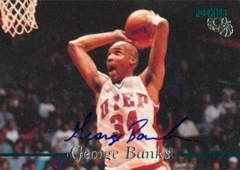 George Banks (basketball) George Banks autographed Basketball Card UTEP 1995 Classic Rookie