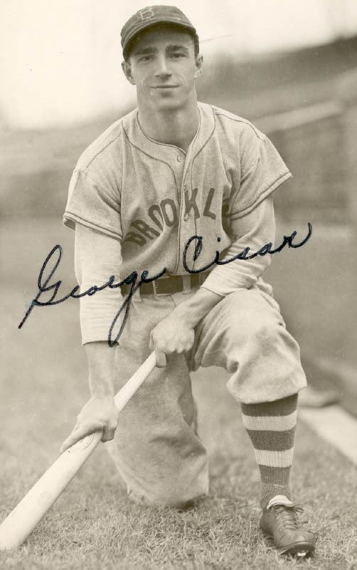 George Cisar (baseball) George Cisar Photograph Signed Autographs Manuscripts
