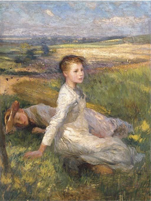 George Clausen Sir George Clausen Works on Sale at Auction amp Biography