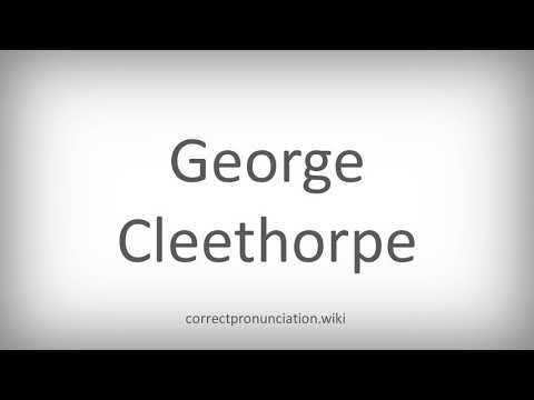 George Cleethorpe WN george cleethorpe