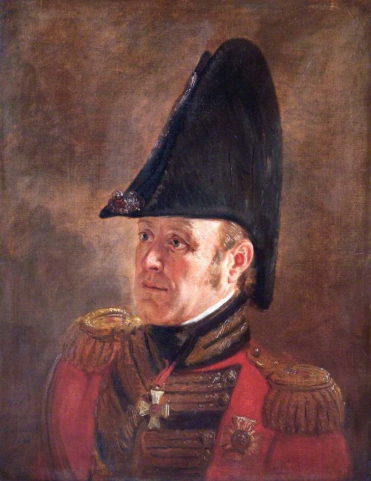 George Cooke (died 1768) What a hat General Sir George Cooke 17681837 KCB