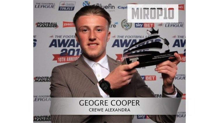 George Cooper (footballer, born 1996) GEORGE COOPER CREWE ALEXANDRA LFE League One Apprentice Award