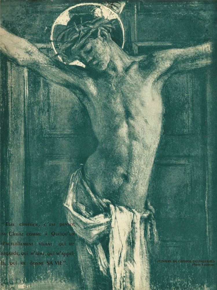 George Desvallières Crucifixion by Georges Desvallires George Desvallieres 18611950