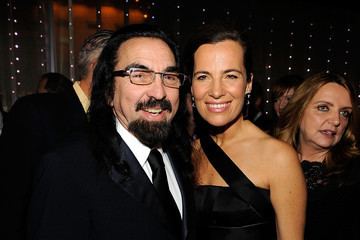 George DiCaprio and Roberta Armani attend the cocktail party to celebrate the New York premiere of "Shutter Island" at Armani Ristorante