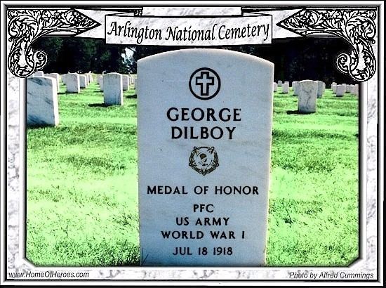George Dilboy Photo of Grave site of MOH Recipient George Dilboy