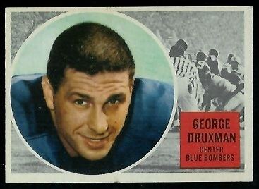 George Druxman wwwfootballcardgallerycom1960ToppsCFL79Geor