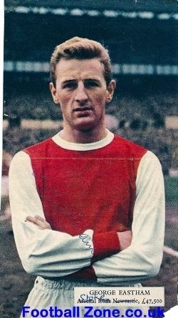 George Eastham Arsenal George Eastham Signed Picture 195039s Signed