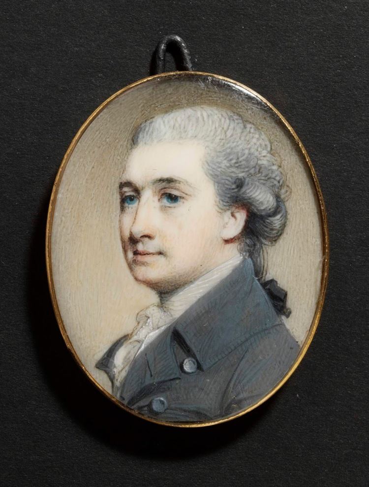 George Engleheart Spencer Alley George Engleheart 18th century English miniature painter