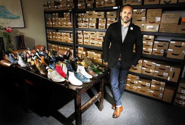 George Esquivel Orange County shoemaker counts his star clients by the