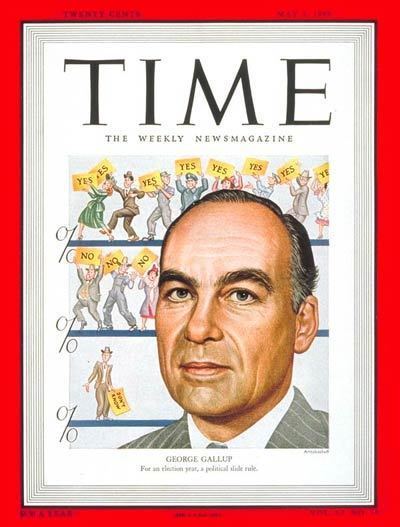 George Gallup TIME Magazine Cover George Gallup May 3 1948