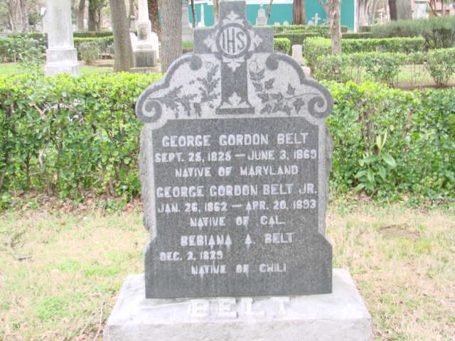 George Gordon Belt George Gordon Belt 1825 1869 Find A Grave Memorial