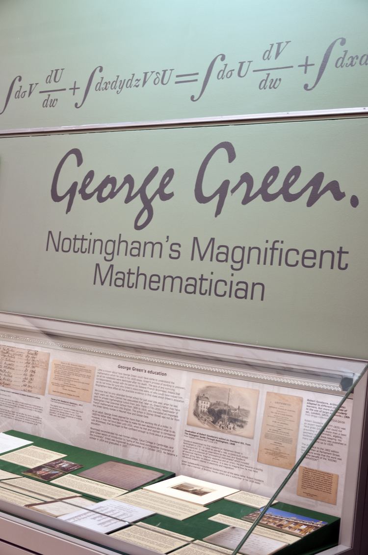 George Green (mathematician) George Green Nottingham39s Magnificent Mathematician
