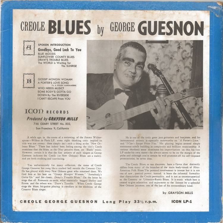 George Guesnon Dont Ask Me I Dont Know George Guesnon Creole Blues