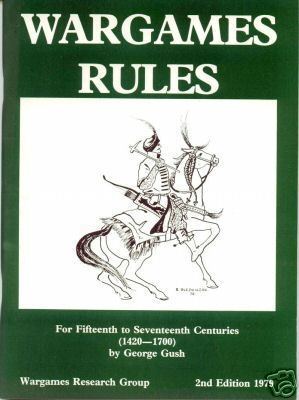 George Gush WRG Wargames Rules 14201700 2nd Ed by George Gush
