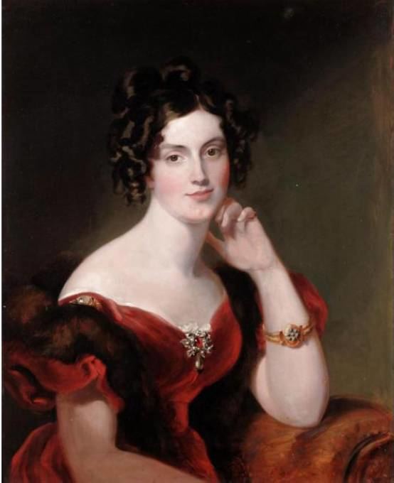 George Hayter Portrait painting of Lady Elizabeth Harcourt by George Hayter