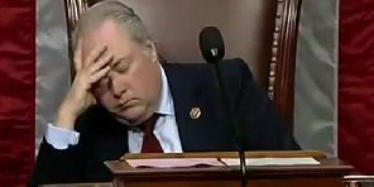 George Holding GOP Rep Caught Napping During Colleague39s Speech