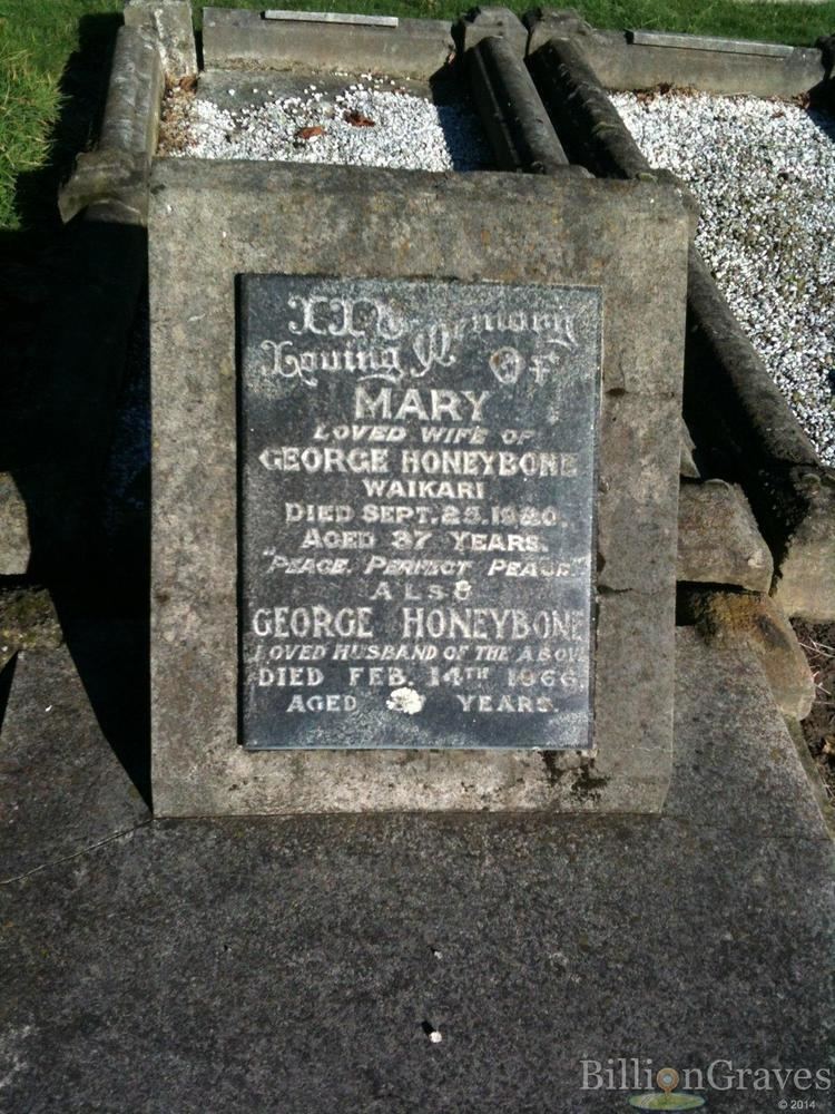 George Honeybone Grave Site of George Honeybone 18791966 BillionGraves