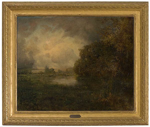 George Inness, Jr. Landscape by George Inness Jr Oil on Canvas Bidsquare