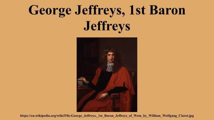 George Jeffreys, 1st Baron Jeffreys George Jeffreys 1st Baron Jeffreys YouTube