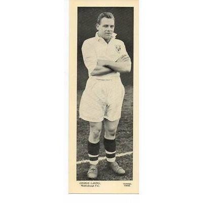 George Laking (footballer) George Laking Middlesbrou topical times Footballer card on eBid