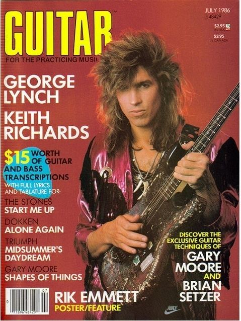 George Lynch (musician) DOKKEN George Lynch on the Cover of Guitar for the